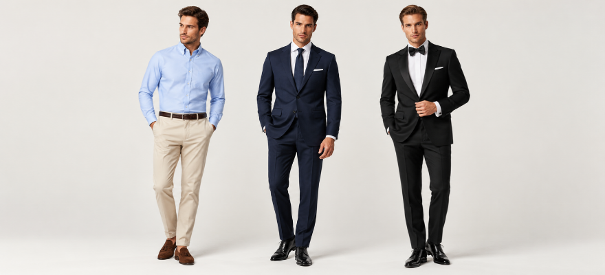 Dresscodes voor overhemden ontrafeld: van business casual tot black tie