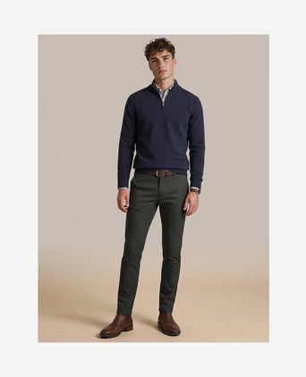 Broek Lennox melange antraciet