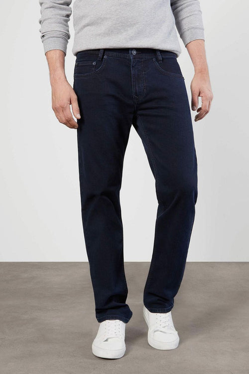 Broek Arne stretch blue zwart h799