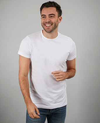 Ota t-shirt ronde hals wit (2-pack)