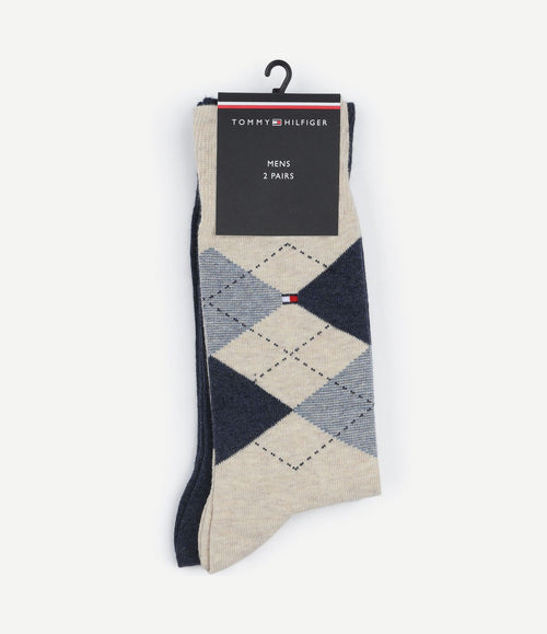 (2-pack) sokken beige melange
