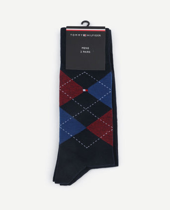 (2-pack) sokken blauw