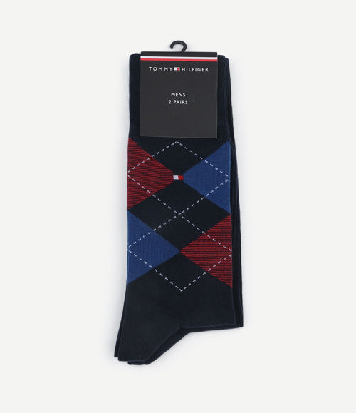 (2-pack) sokken blauw