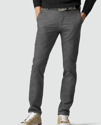 Meyer chino Bonn melange grijs