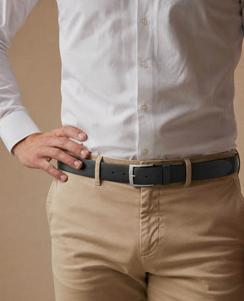 Riem leer zwart 010