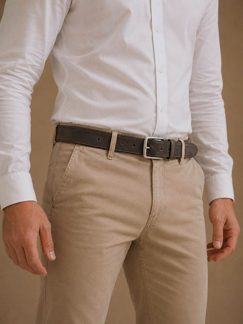 Riem casual donkergrijs