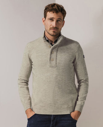 State of Art mocker trui beige | Regular-fit