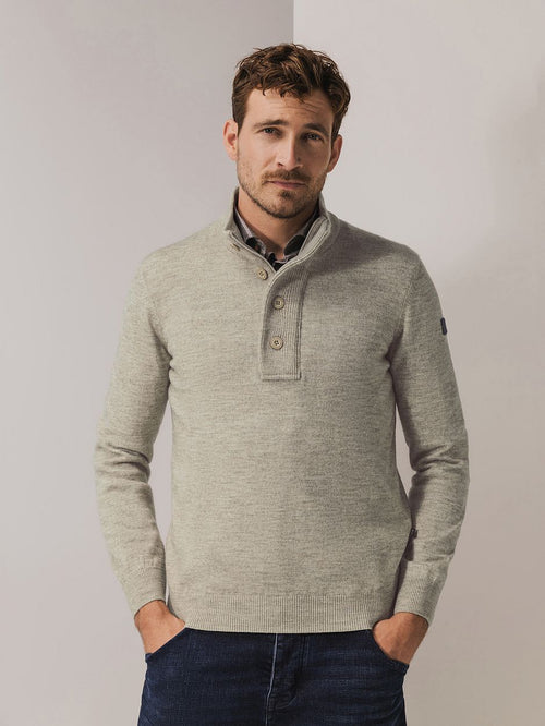 State of Art mocker trui beige | Regular-fit