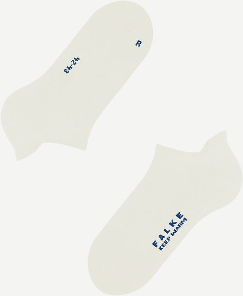 Falke keep warm sneaker sok off white