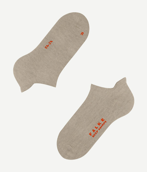 Falke keep warm sneaker sok beige