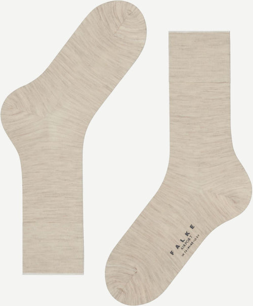 Falke airport sok lichtbeige melange