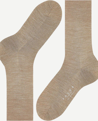 Falke airport sok beige melange