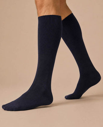 Airport kniekous donkerblauw