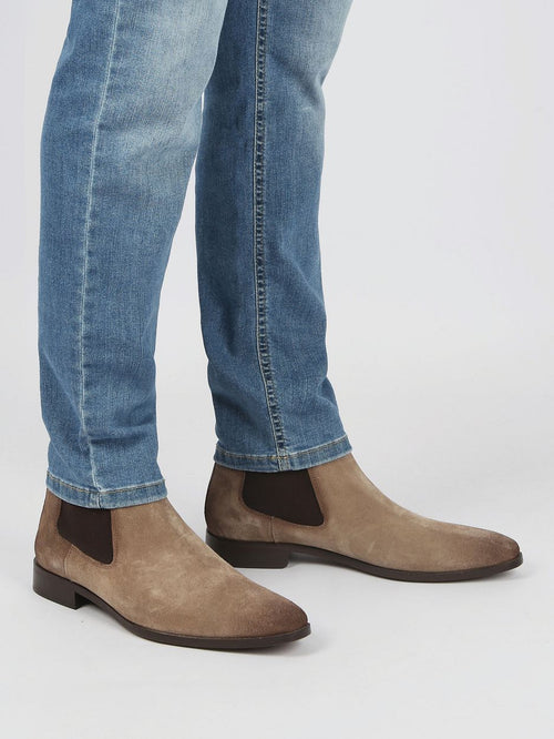 Chelsea boot suede beige