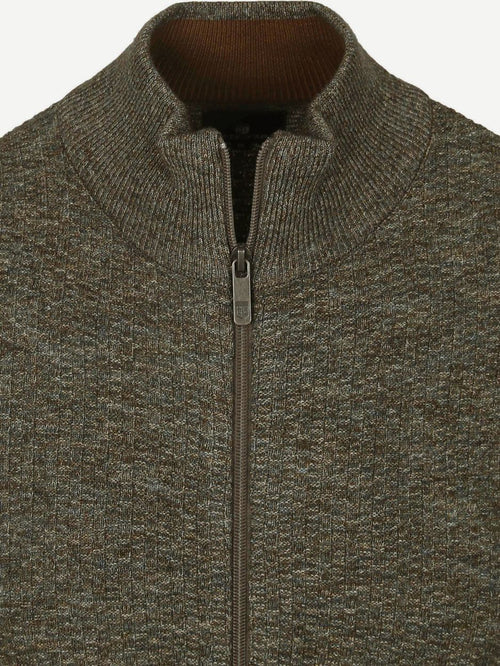 State of Art vest structure melange bruin | Regular-fit