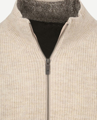 State of Art vest rib structure ecru | Regular-fit