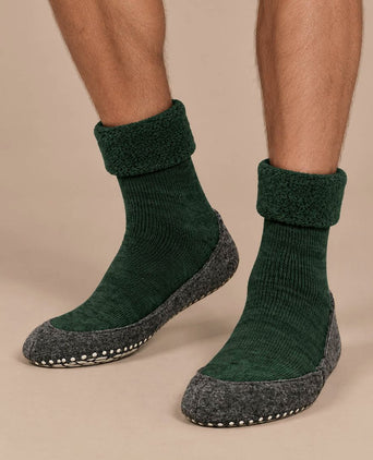 Cosyshoe sloffen donkergroen