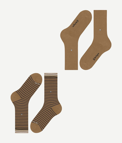 Everyday (2-pack) strepen beige