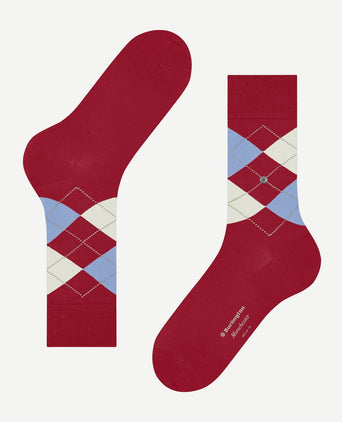 Manchester sok ruit rood 8049