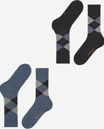 Burlington Everyday (2-pack) donkerblauw grijs 6797