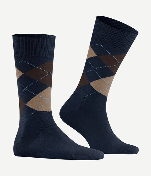 Burlington wol Edinburgh blauw 6121