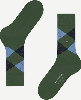 Burlington wol Edinburgh groen 7045