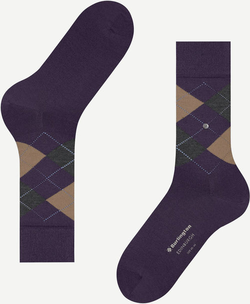 Burlington wol Edinburgh paars 8761