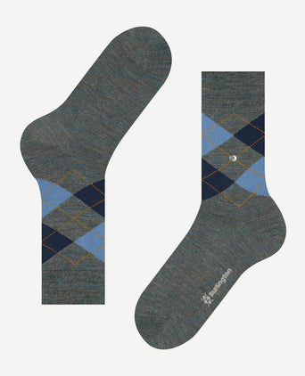 Burlington wol Edinburgh melange grijs 6337