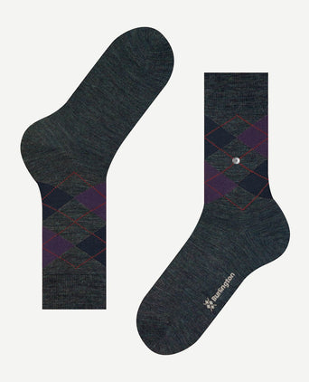 Burlington wol Edinburgh melange groen 7271