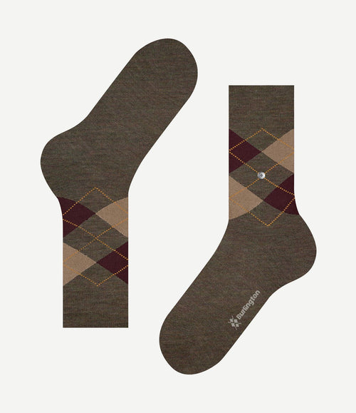 Wol Edinburgh melange bruin 7410