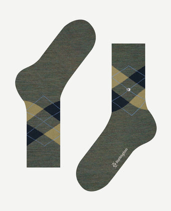 Wol Edinburgh melange groen 7922
