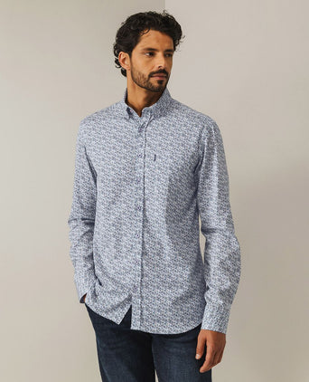 State of Art overhemd poplin shell blauw | Regular-fit