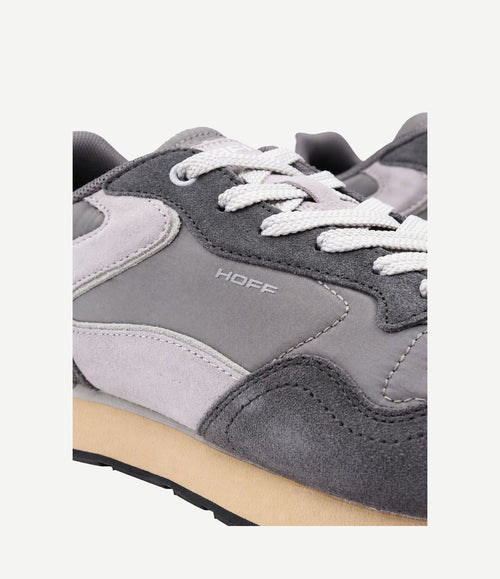 Sneaker city retro suede antracite