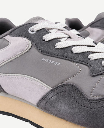 Sneaker city retro suede antracite
