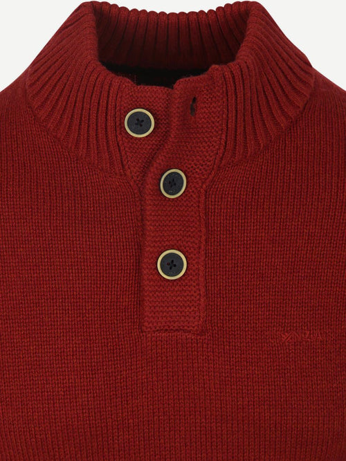 NZA pullover mocker adan cherry red | Regular-fit