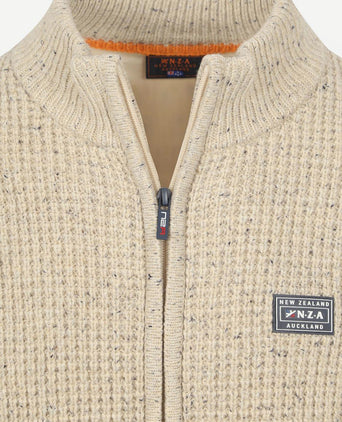 NZA vest wolmix dominick beige | Regular-fit