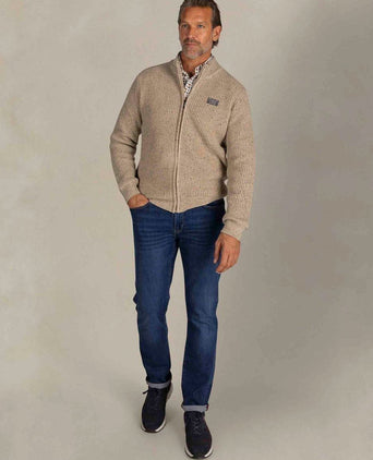 NZA vest wolmix dominick beige | Regular-fit