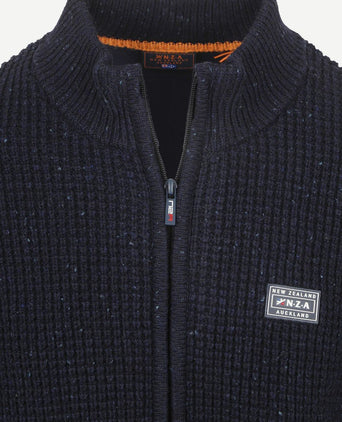 NZA vest wolmix dominick donkerblauw | Regular-fit