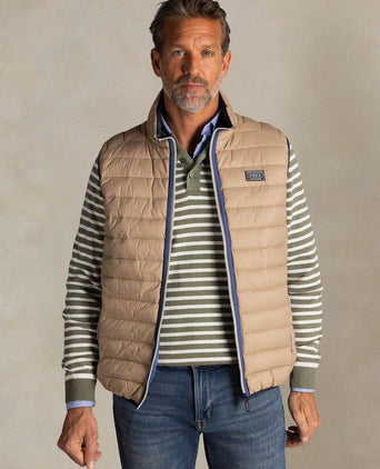 Bodywarmer puffer beige