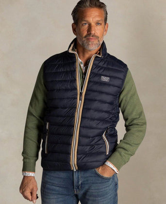 Bodywarmer puffer donkerblauw