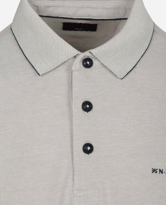 Longsleeve polo hamton piqué groen