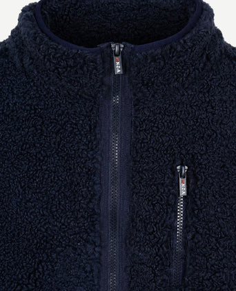 Vest zip oreti polar fleece donkerblauw
