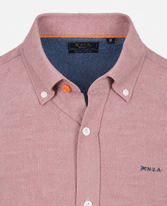 Overhemd bd barn twill rood