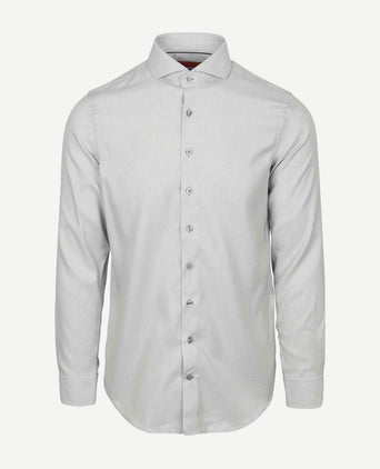 Suitable overhemd jacquard luxe groen | Slim-fit