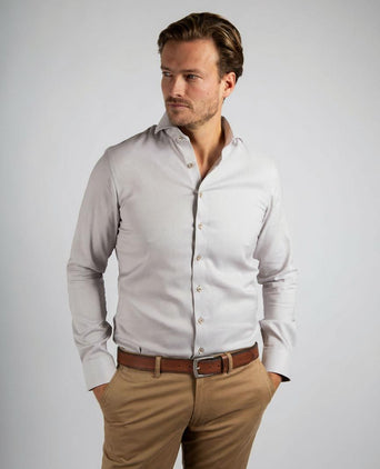 Overhemd jacquard luxe rood