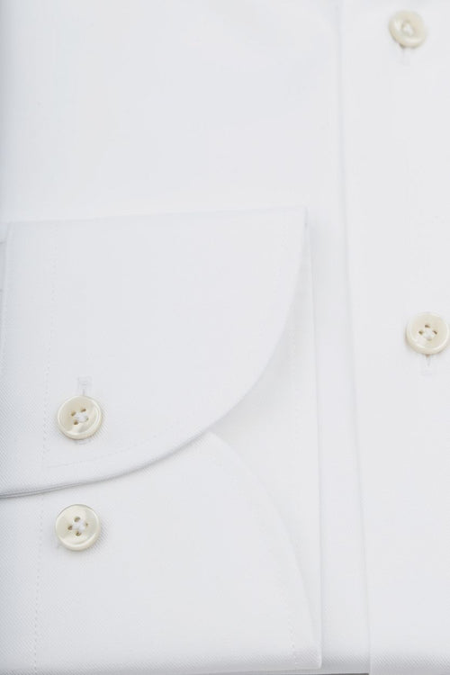 Profuomo hadleighs royal twill shirt no6 white | Slim-fit
