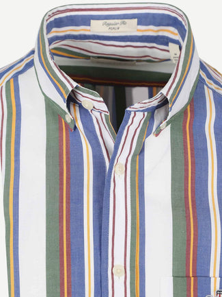 Gant casual overhemd streep multicolour | Regular-fit Gant casual overhemd streep multicolour | Regular-fit