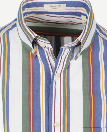 Gant casual overhemd streep multicolour | Regular-fit