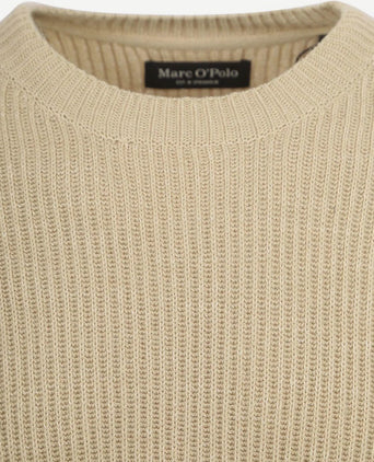 Pullover wol blend beige
