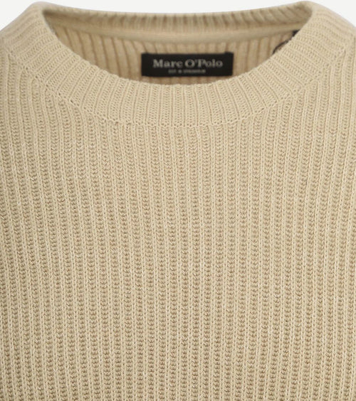 Pullover wol blend beige